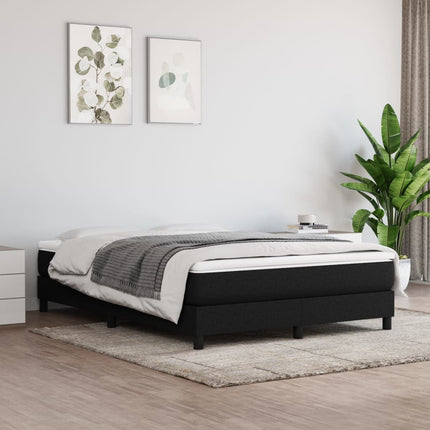 Boxspring sengeramme 140x190 cm stof sort