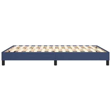 Boxspring sengeramme 140x200 cm stof blå