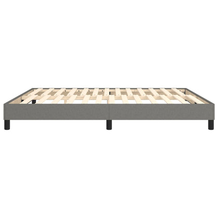 Boxspring sengeramme 160x200 cm stof mørkegrå