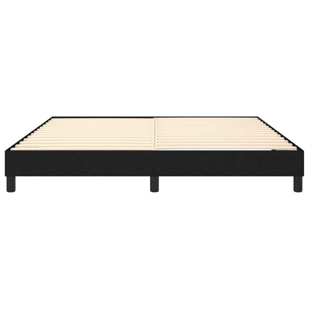 Boxspring sengeramme 160x200 cm stof sort