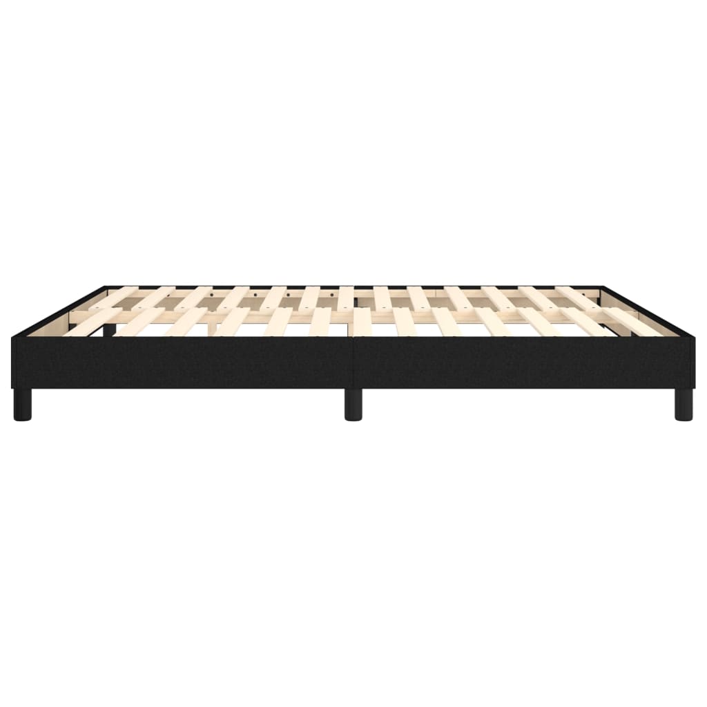 Boxspring sengeramme 160x200 cm stof sort