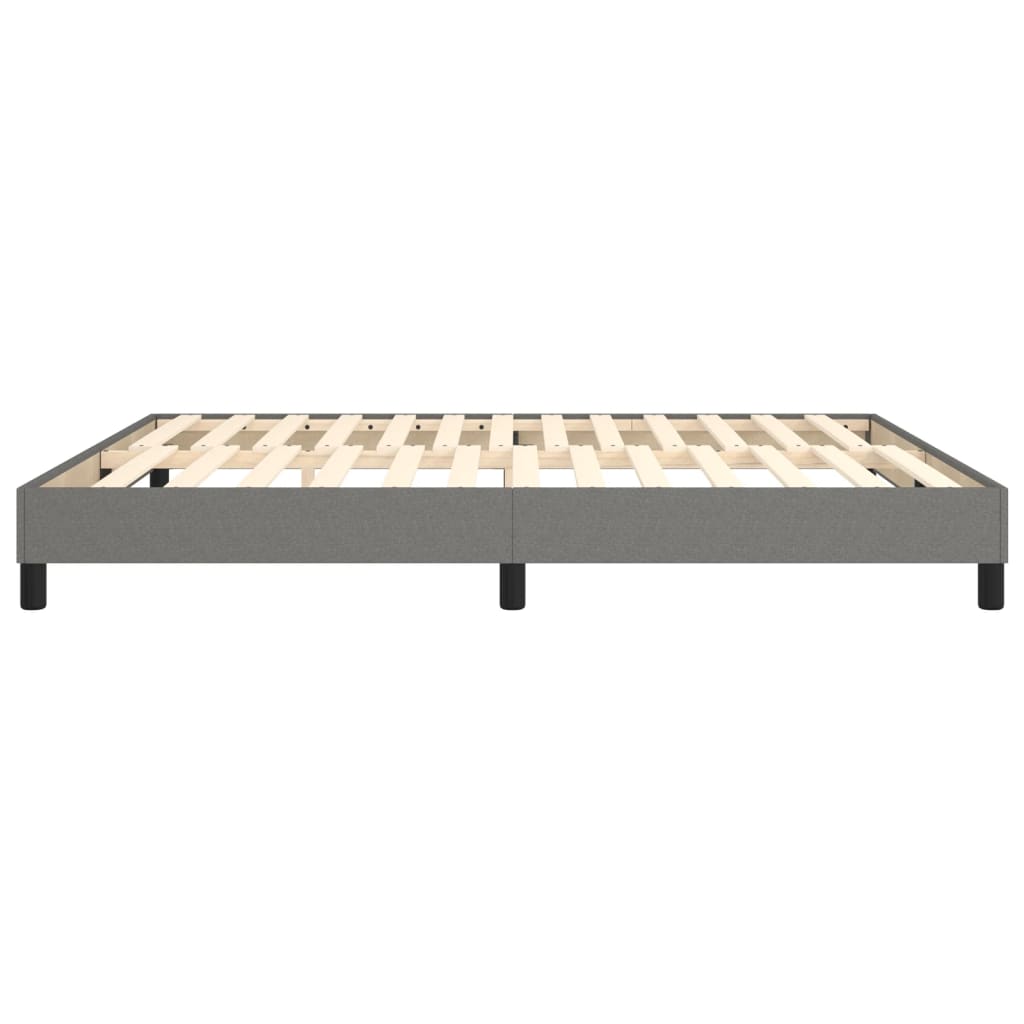 Boxspring sengeramme 180x200 cm stof mørkegrå