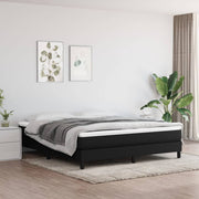 Boxspring sengeramme 180x200 cm stof sort