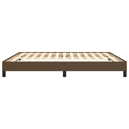 Boxspring sengeramme 180x200 cm stof mørkebrun