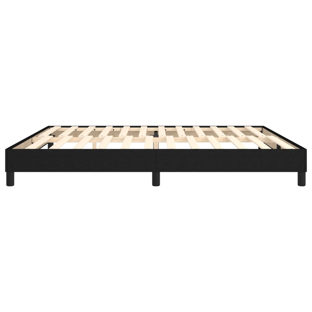 Boxspring sengeramme 200x200 cm stof sort