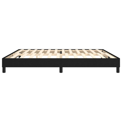 Boxspring sengeramme 200x200 cm stof sort