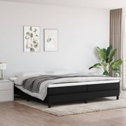 Boxspring sengeramme 200x200 cm stof sort