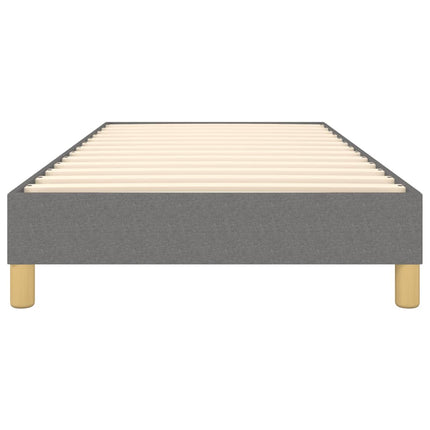 Boxspring sengeramme Mørkegrå 80x200 cm Stof