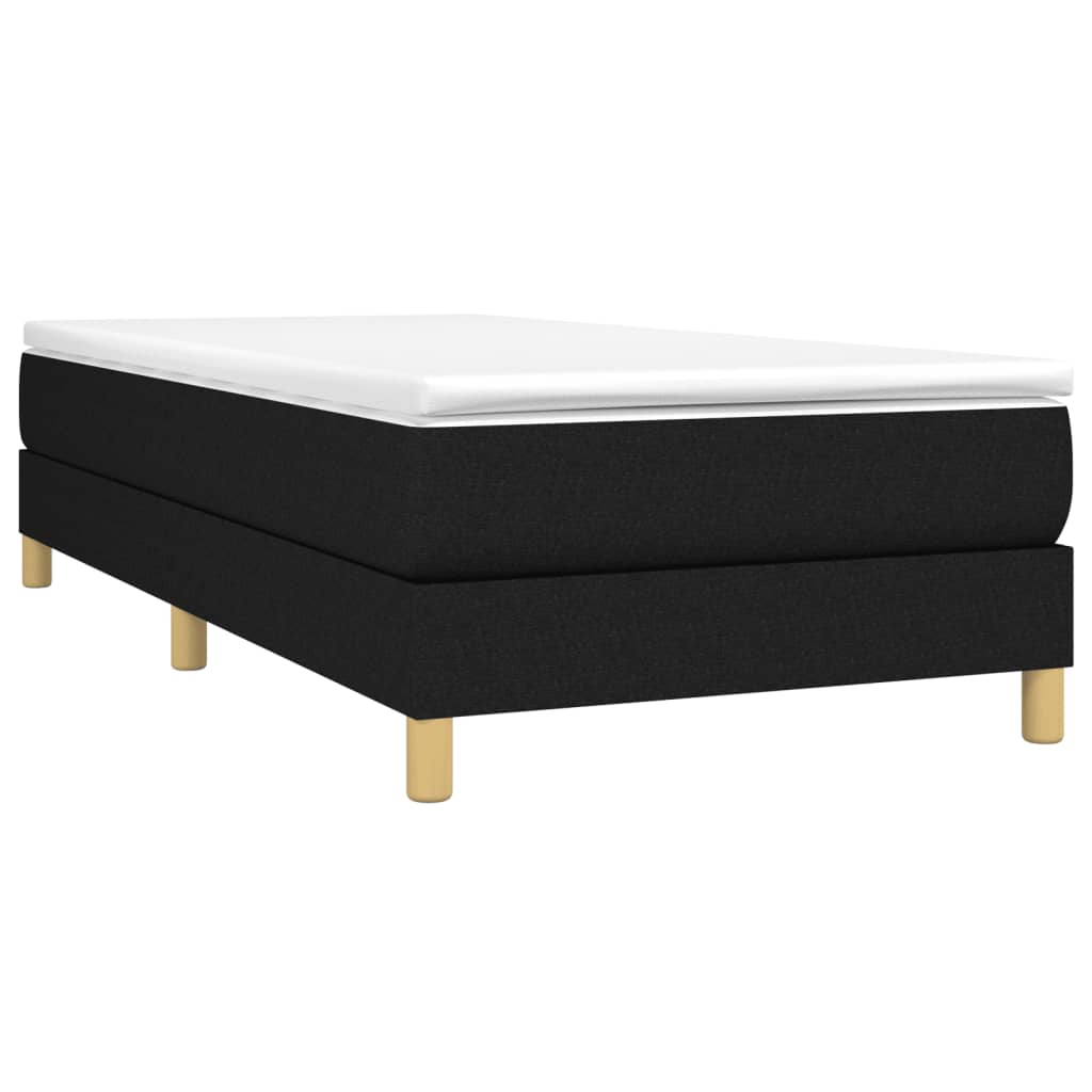 Boxspring sengeramme 80x200 cm stof sort