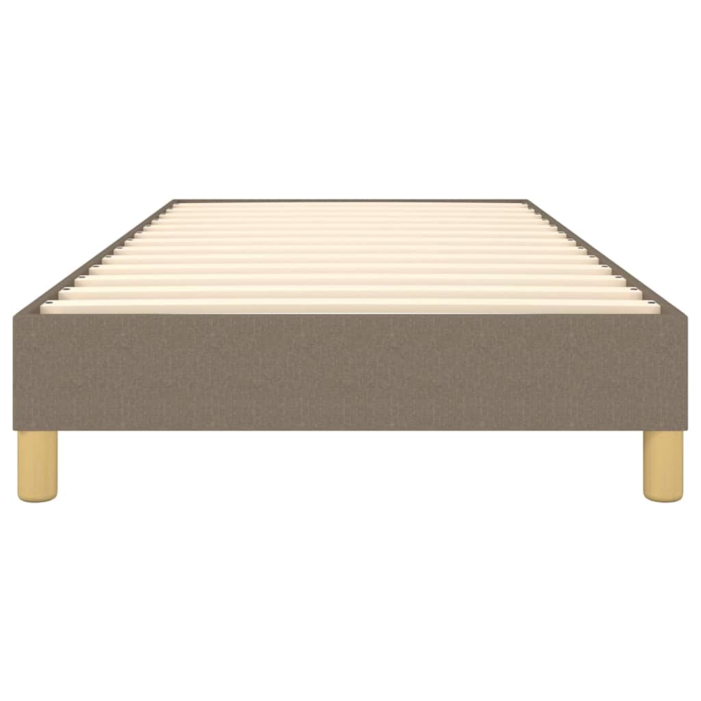 Boxspring sengeramme 80x200 cm stof gråbrun