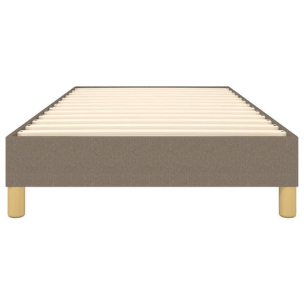 Boxspring sengeramme 80x200 cm stof gråbrun