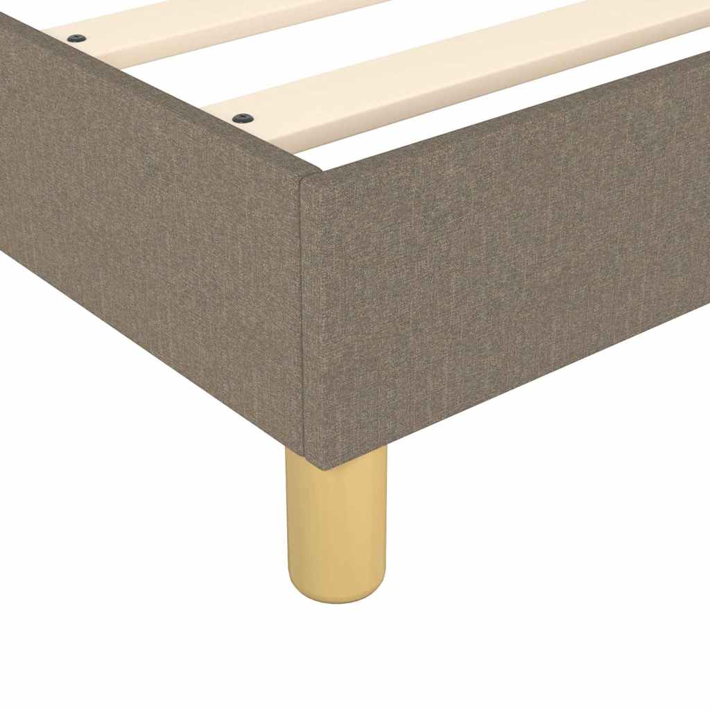 Boxspring sengeramme 80x200 cm stof gråbrun