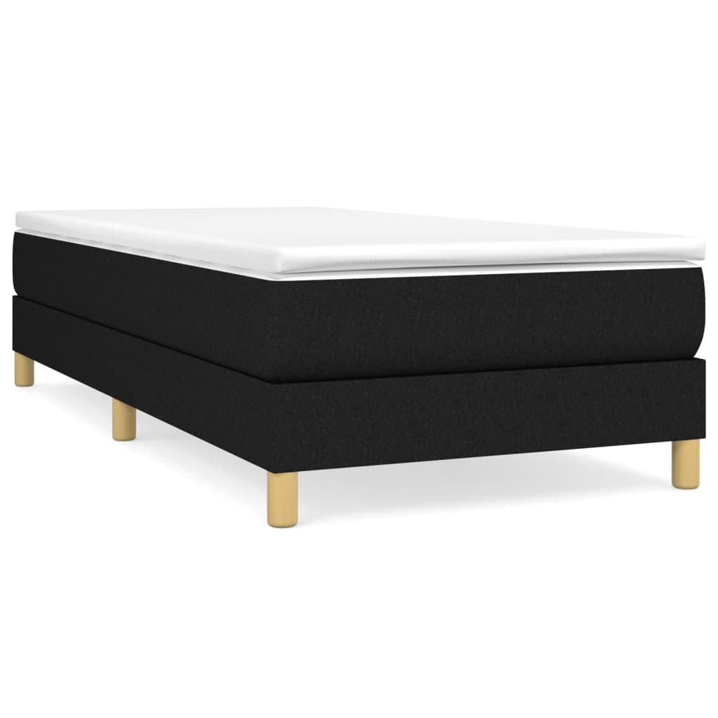 Boxspring sengeramme 90x190 cm stof sort