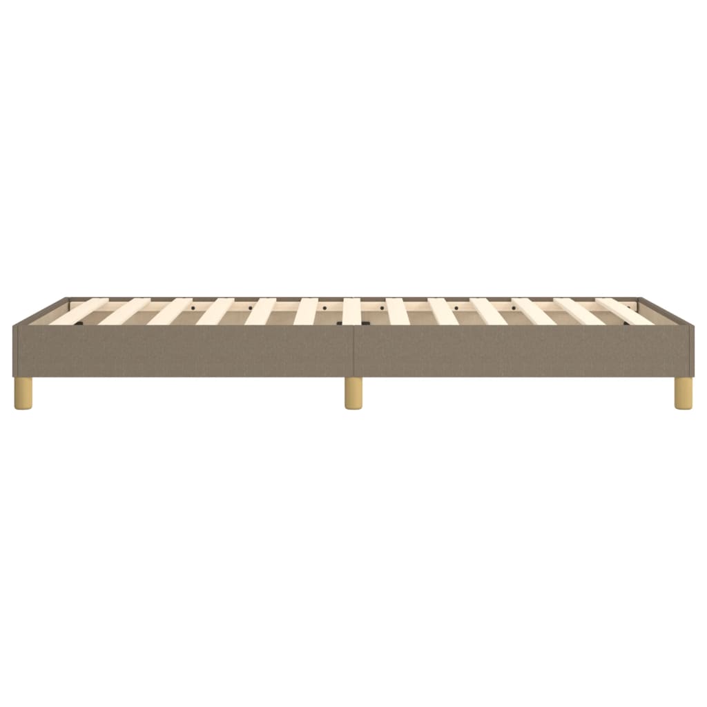 Boxspring sengeramme 90x190 cm stof gråbrun