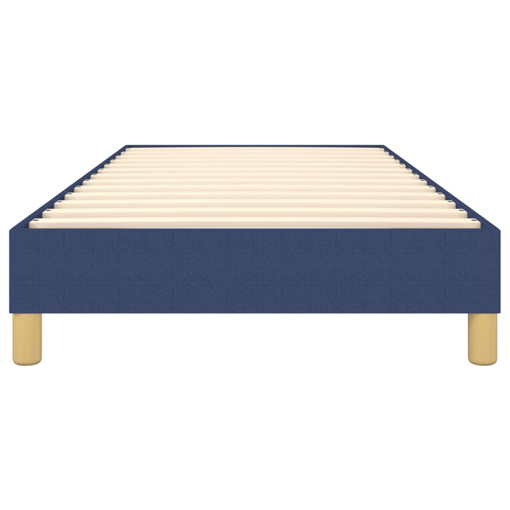 Boxspring sengeramme 90x190 cm stof blå