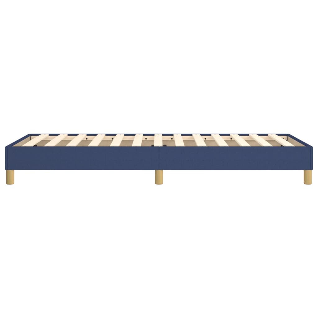 Boxspring sengeramme 90x190 cm stof blå
