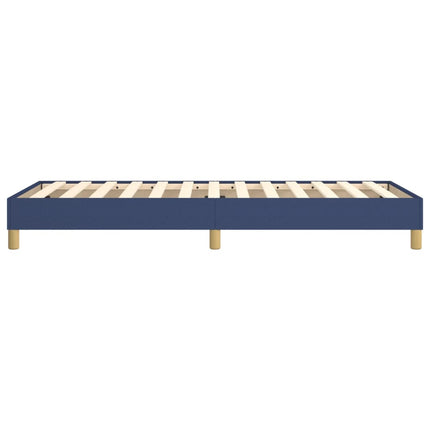 Boxspring sengeramme 90x190 cm stof blå