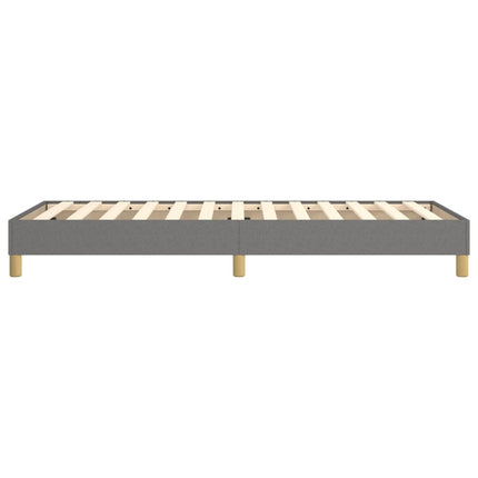 Boxspring sengeramme Mørkegrå 90x200 cm Stof