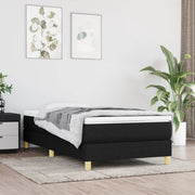 Boxspring sengeramme 90x200 cm stof sort