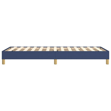 Boxspring sengeramme 90x200 cm stof blå