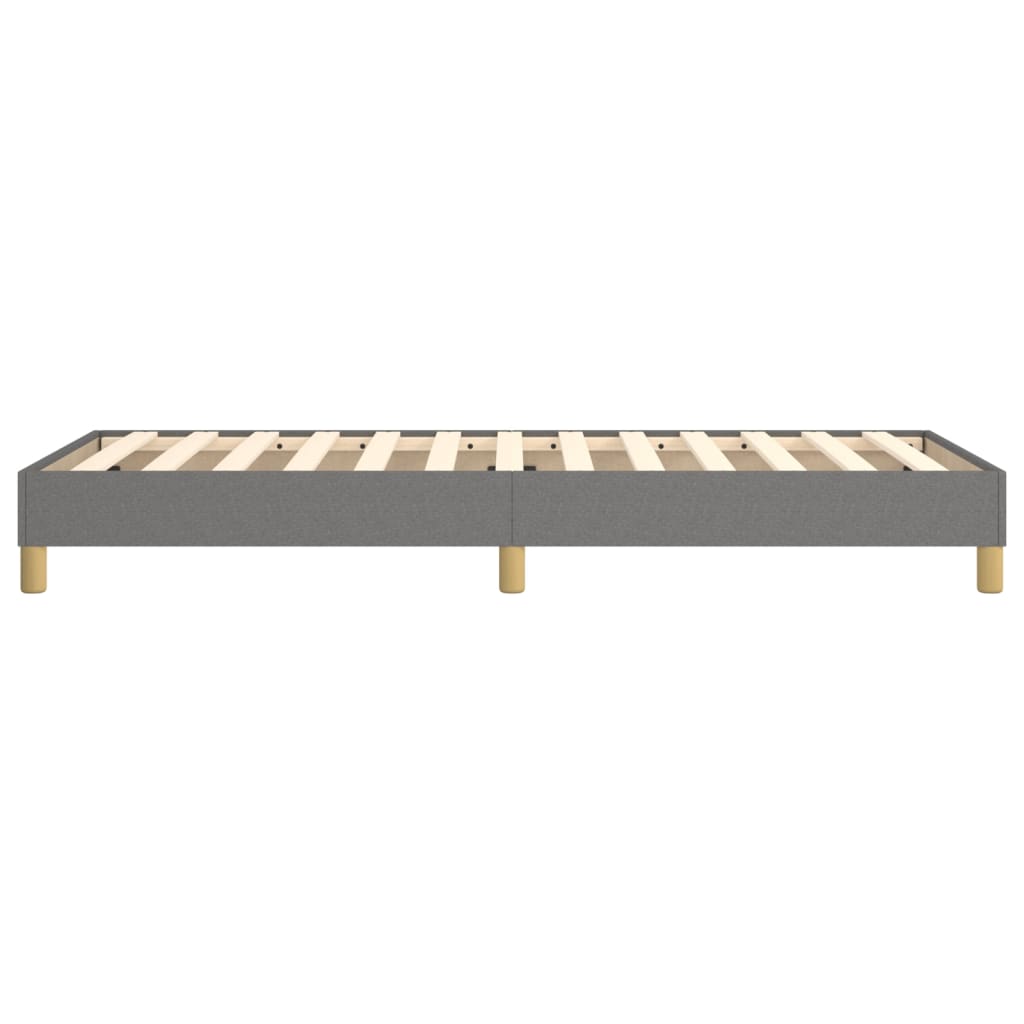 Boxspring sengeramme Mørkegrå 100x200 cm Stof