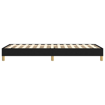 Boxspring sengeramme Sort 100x200 cm Stof