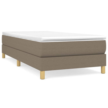 Boxspring sengeramme Taupe 100x200 cm Stof