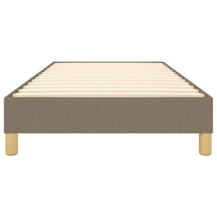 Boxspring sengeramme Taupe 100x200 cm Stof