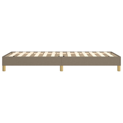 Boxspring sengeramme Taupe 100x200 cm Stof