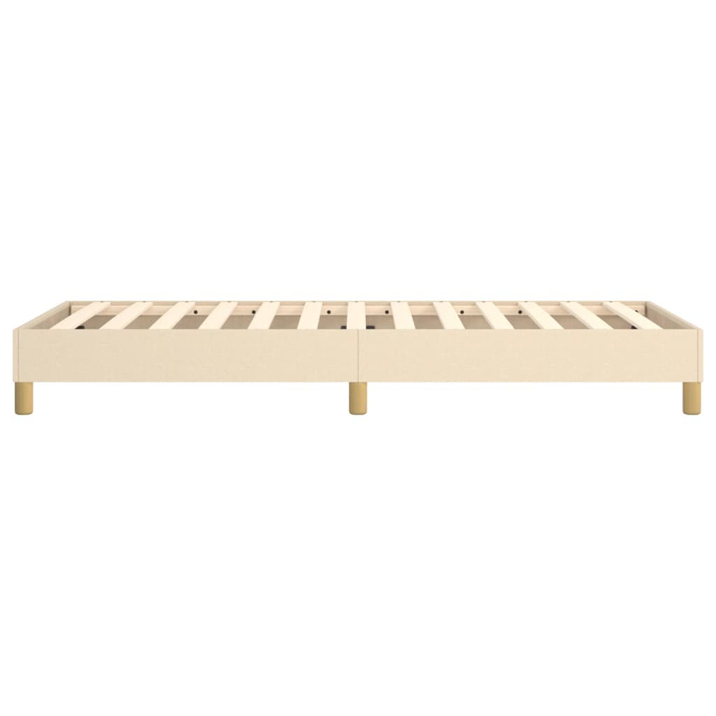 Boxspring sengeramme Creme 100x200 cm Stof