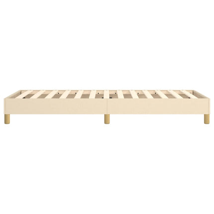 Boxspring sengeramme Creme 100x200 cm Stof