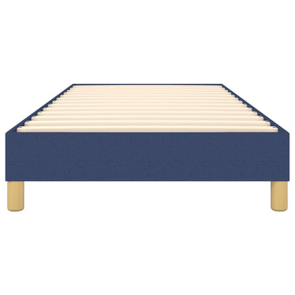 Boxspring sengeramme 100x200 cm stof blå