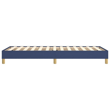 Boxspring sengeramme 100x200 cm stof blå