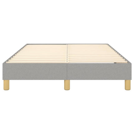 Boxspring sengeramme Lysegrå 120x200 cm Stof
