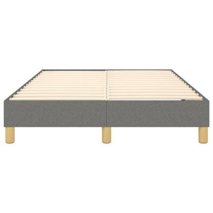 Boxspring sengeramme Mørkegrå 120x200 cm Stof