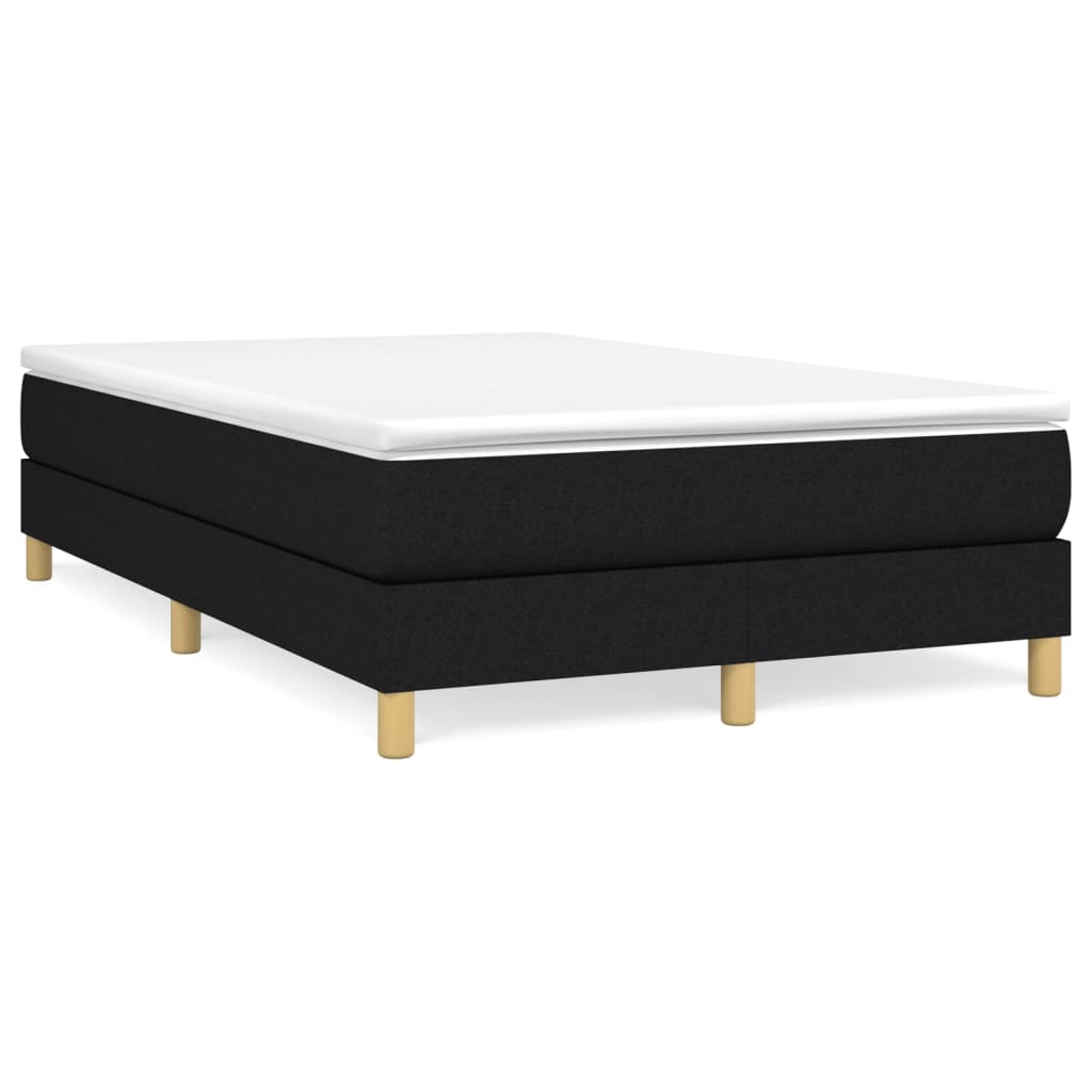 Boxspring sengeramme Sort 120x200 cm Stof