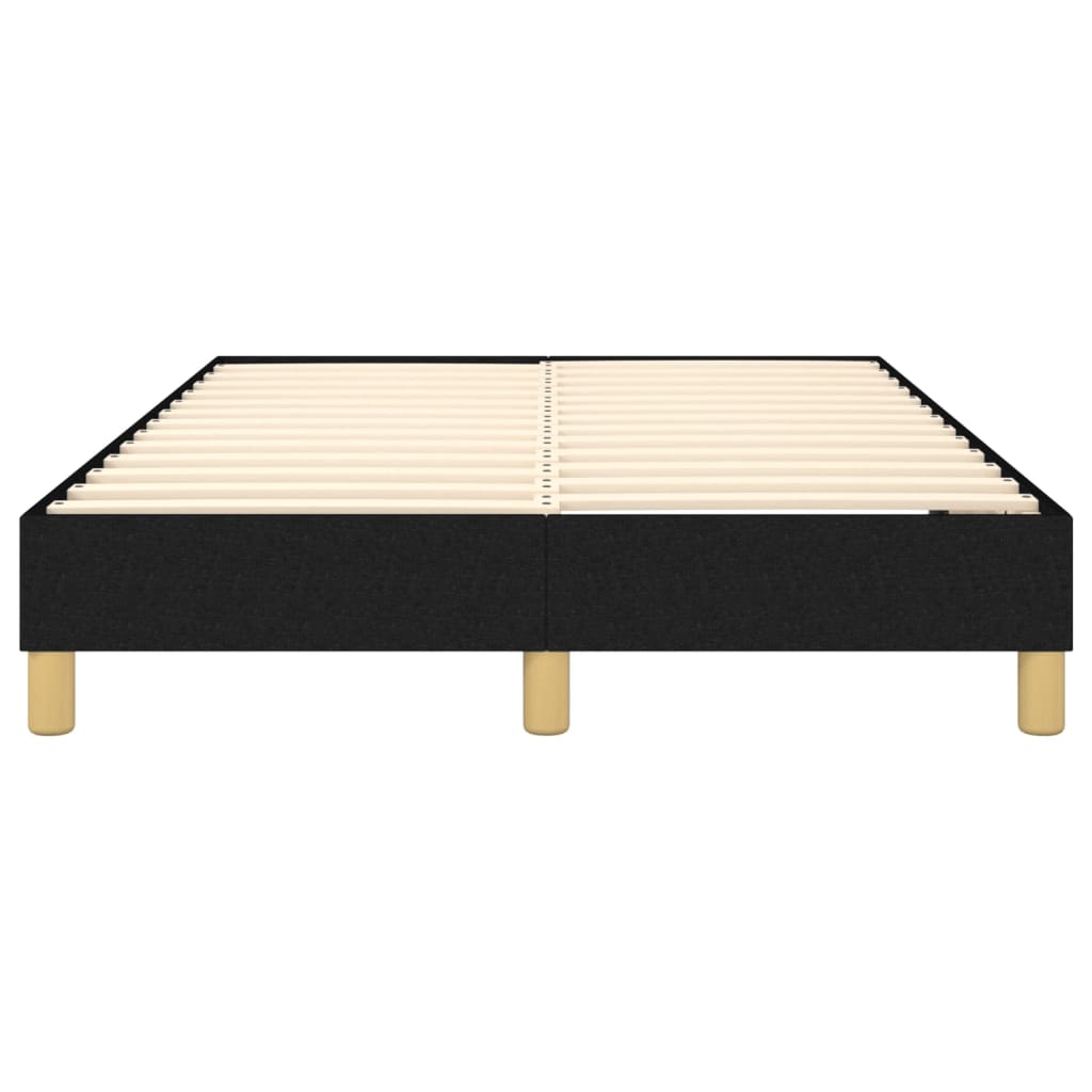 Boxspring sengeramme Sort 120x200 cm Stof
