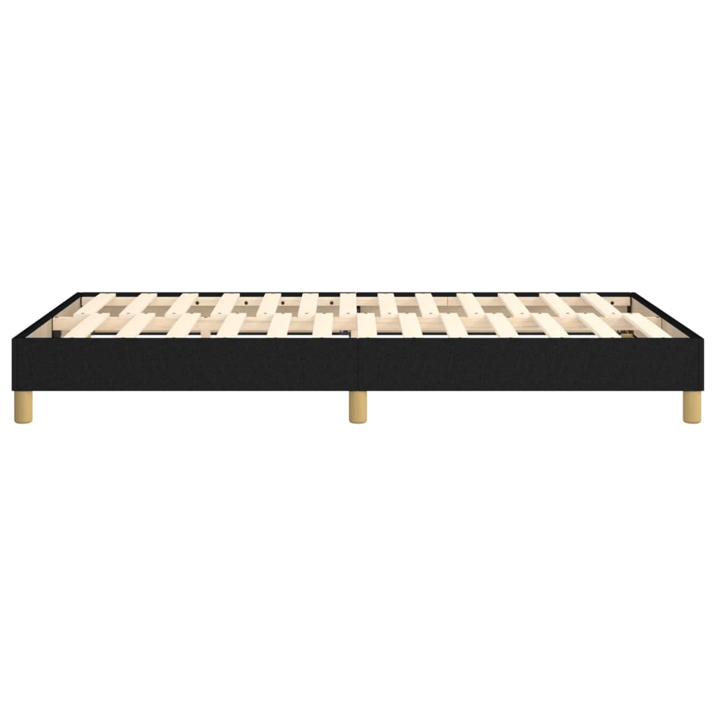 Boxspring sengeramme Sort 120x200 cm Stof