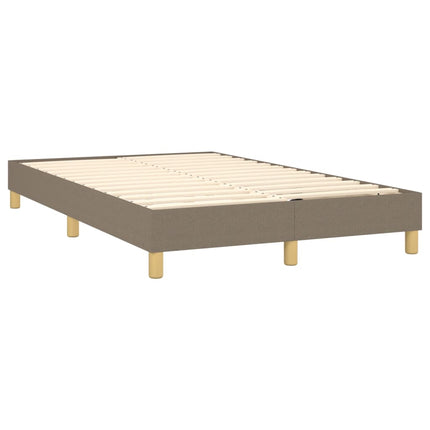 Boxspring sengeramme Taupe 120x200 cm Stof