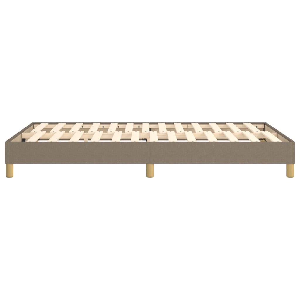 Boxspring sengeramme Taupe 120x200 cm Stof