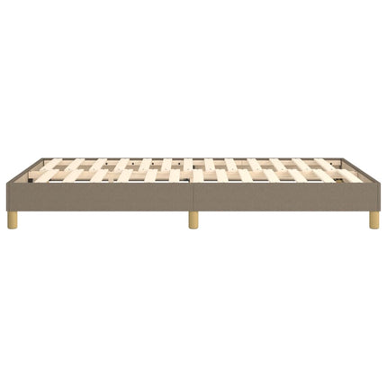 Boxspring sengeramme Taupe 120x200 cm Stof