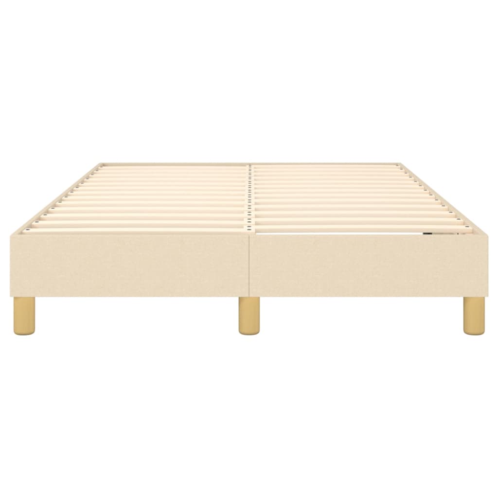 Boxspring sengeramme Creme 120x200 cm Stof