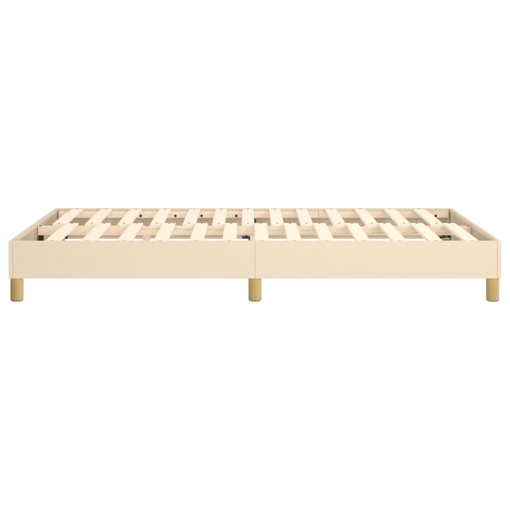 Boxspring sengeramme Creme 120x200 cm Stof