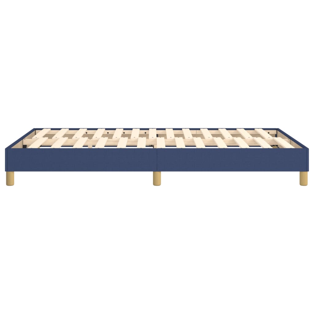 Boxspring sengeramme 120x200 cm stof blå