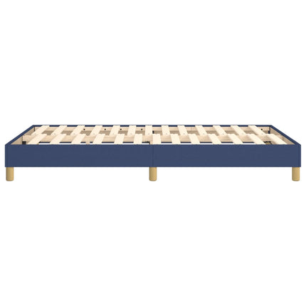 Boxspring sengeramme 120x200 cm stof blå