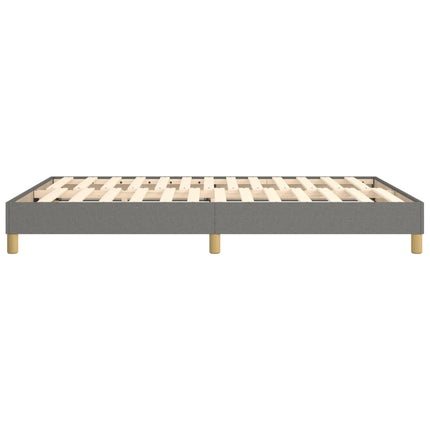 Boxspring sengeramme 140x190 cm stof mørkegrå