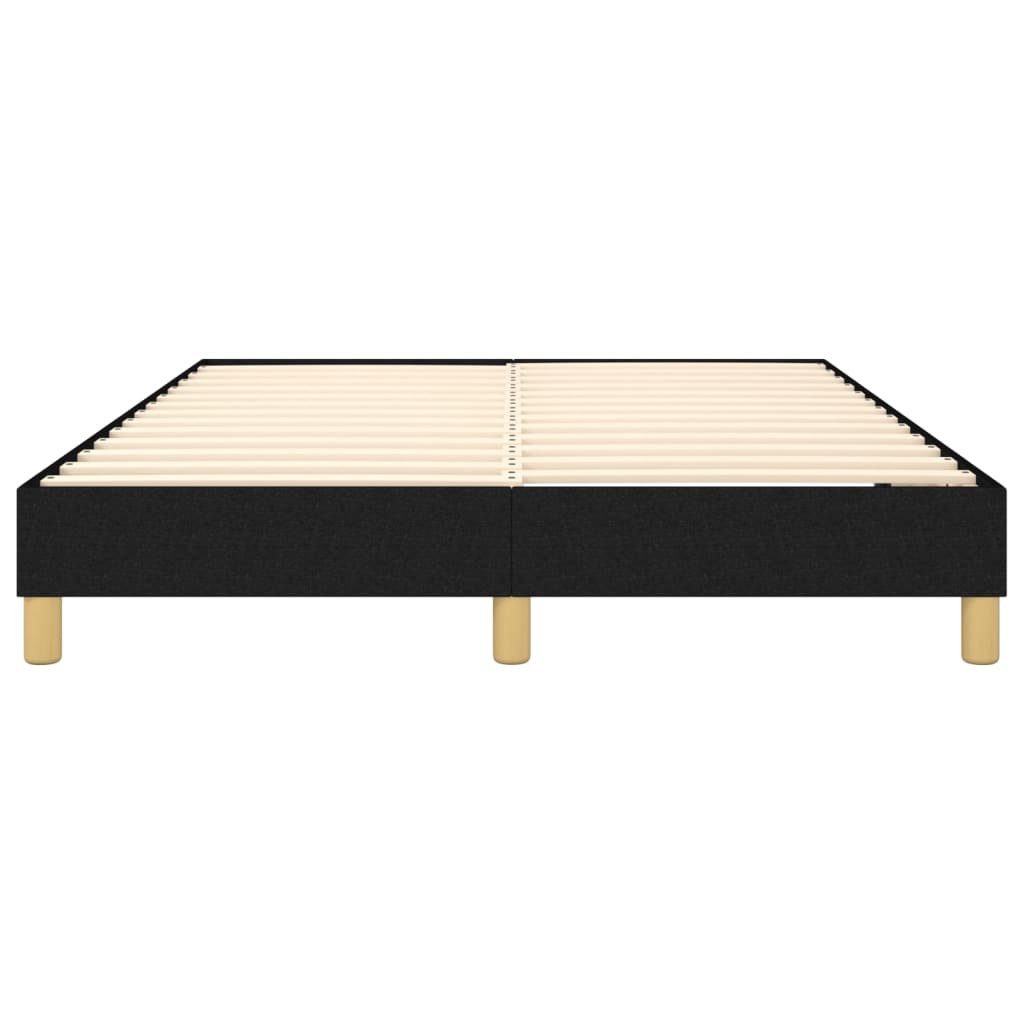 Boxspring sengeramme 140x190 cm stof sort