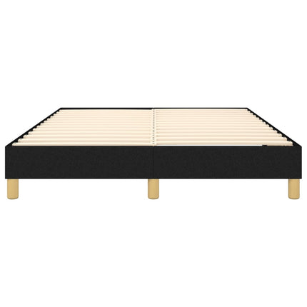 Boxspring sengeramme 140x190 cm stof sort