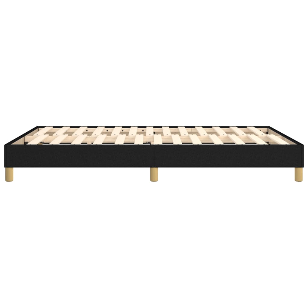 Boxspring sengeramme 140x200 cm stof sort