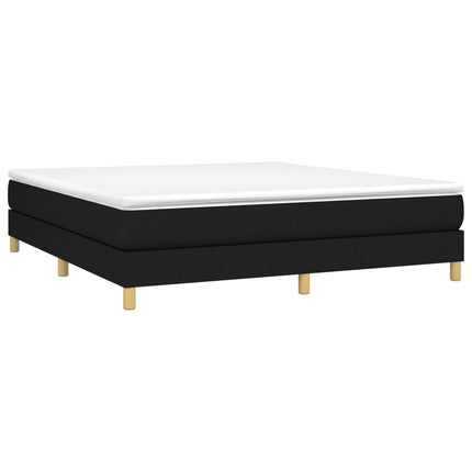 Boxspring sengeramme 160x200 cm stof sort